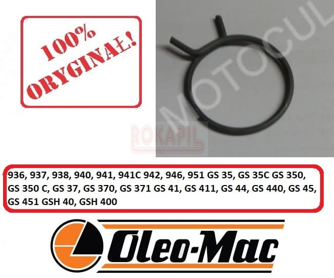 Taśma kolektora Oleo-Mac 936, 937, 938, 940, 941, 941C 942, 946, 951 GS 35, GS 35C GS 350, GS 350 C GS 37, GS 370, GS 371 GS 41, GS 411, GS 44, GS 440, GS 45, GS 451 GSH 40, GSH 400- część oryginalna!.jpg