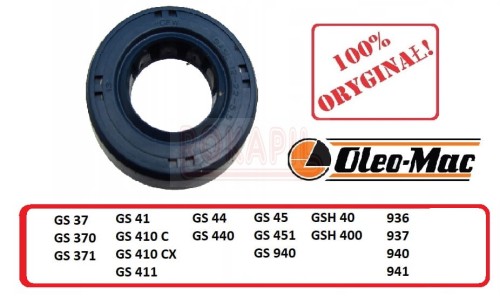 Uszczelniacz wału korbowego pilarki piły oleo-mac GS 37, GS 370, GS 371, GS 41, GS410C, GS10CX, GS 411, GS 44, GS 440, GS 45, GS 451, GS 940, GSH 40, GSH 400 część oryginalna.jpg