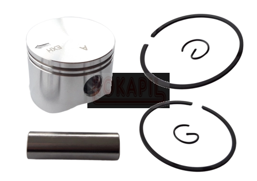 Tłok kpl. z zabezpieczeniami, sworzniem i pierścieniami pilarki Oleo-Mac GSH 510 (50312016R) część oryginalna.png