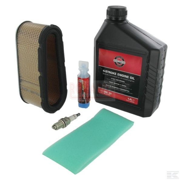 Zestaw konserwacyjny filtr, świeca, przedfiltr, olej , przegląd  przedsezonowy silnika Briggs & Stratton Vanguard, Intek 14,5-18 HP .jpg