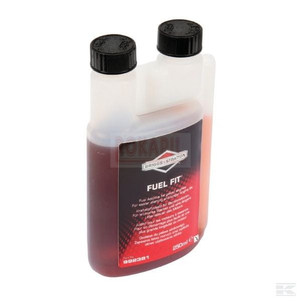 dodatek uszlachetniający paliwo, przedłuża żywotność silnika, mniejsze spalanie, ochrona silnika Briggs & Stratton 25ml fuel fit.jpg