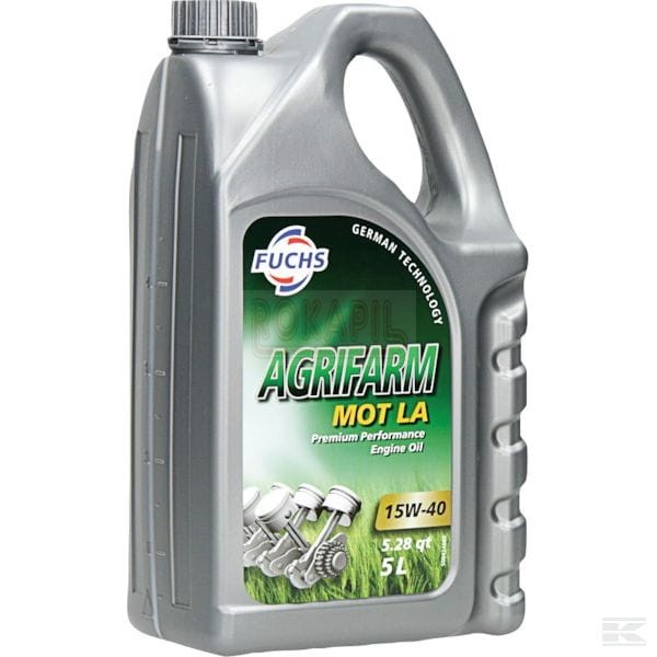 Olej Agrifarm MOT LA 15W40, 5 l olej silnikowy, oczyszczający spaliny, maszyny rolnicze.jpg