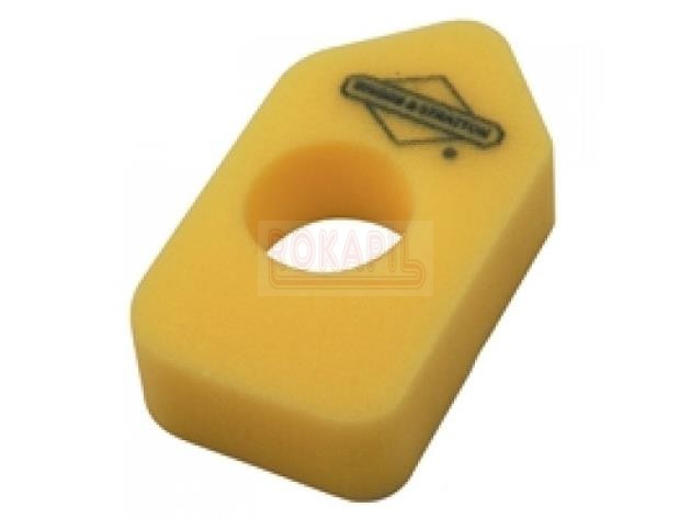 Filtr powietrza serii 450-550, 3,5-4,5KM (Classic, Sprint, Quattro). Do plastikowej obudowy filtra- gąbczasty - silnik Briggs&amp;Stratton- 698369- część ORYGINALNA !