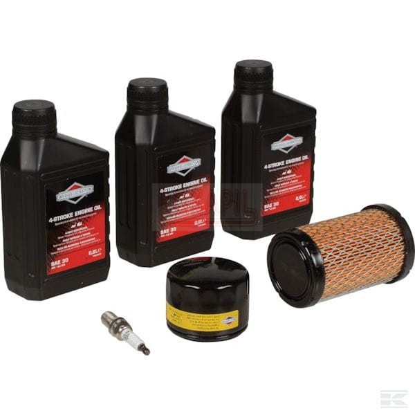 Zestaw tune up model 31,  3 x olej, filtr powietrza, filtr oleju, świca. Zestaw do konserwacji przedsezonowej .jpg