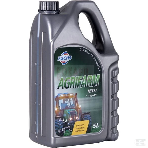 Olej Agrifarm MOT 10W40, 5 l olej silnikowy typu SHPD, silnik deasel, maszyny rolnicze, traktory, kombajny, ciągniki.jpg
